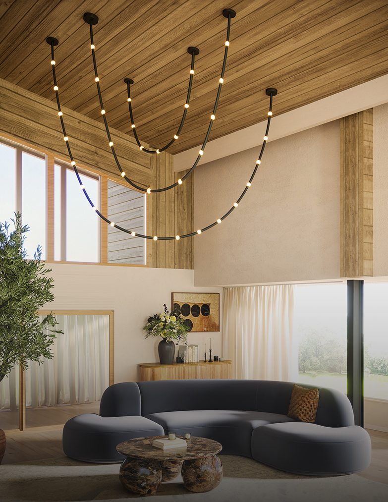 Night Time House Exterior lighting