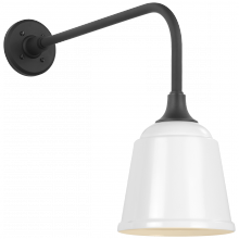 Visual Comfort & Co. Signature Collection TOB 2809MBK/S5-WHT - Academy 20" Rex Barn Light