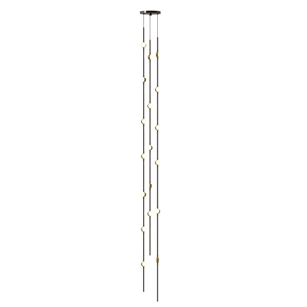 Andromeda Tall 6&#34; Round LED Pendant