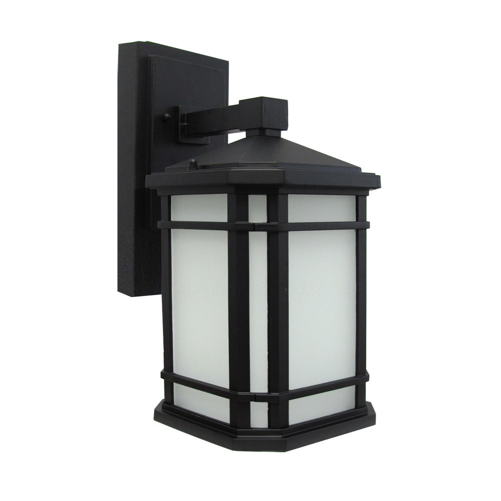 Avista Elm Outdoor Wall Sconce 11&#34; Black
