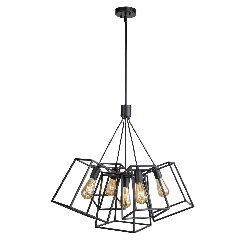 Avista Dalton 30&#34; Chandelier Black