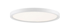 Fixture Perfect 2300-3CCT - Ortech - 12" Round Super slim LED Flush Mount in which ring can be interchangeable