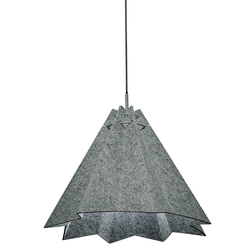 1 Light Pendant in Matte Black