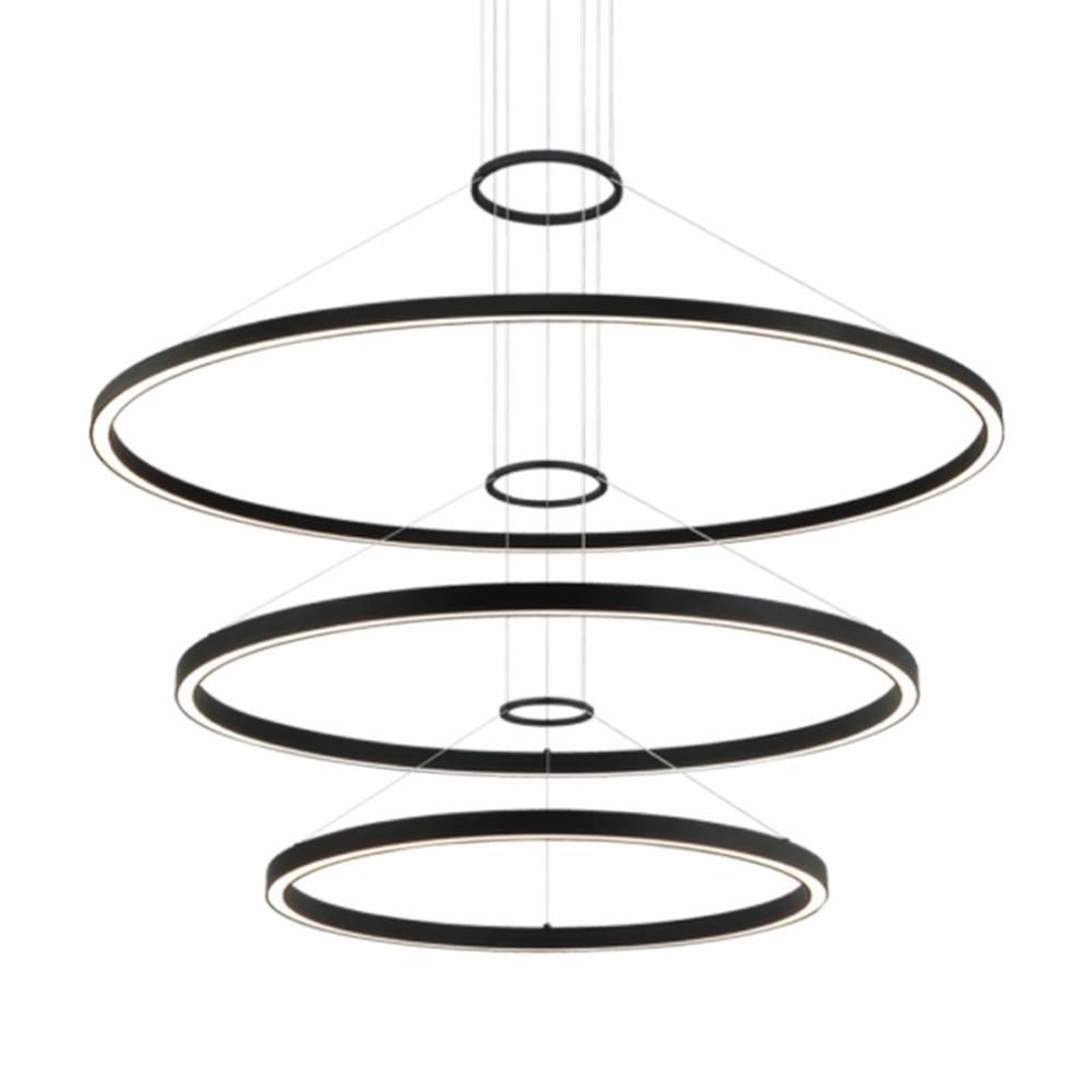O&#39;Hara Matte Black Chandelier
