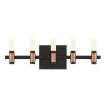 Eurofase 45236-013 - Albany 10LT Light Vanity in Black and Brass