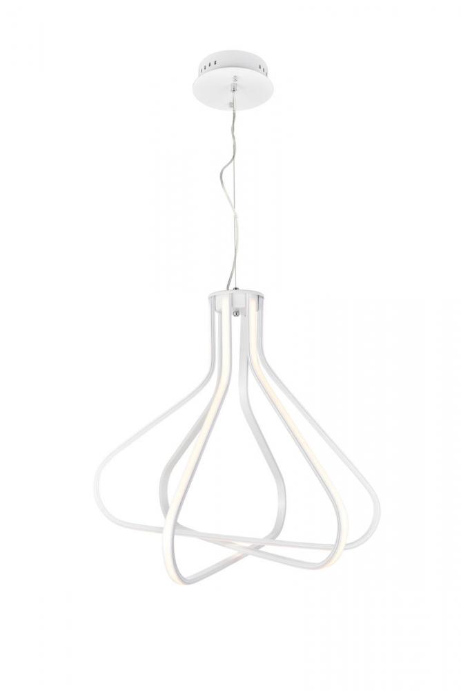 Dahlia LED HANG D26&#34;H25&#34;42W WH