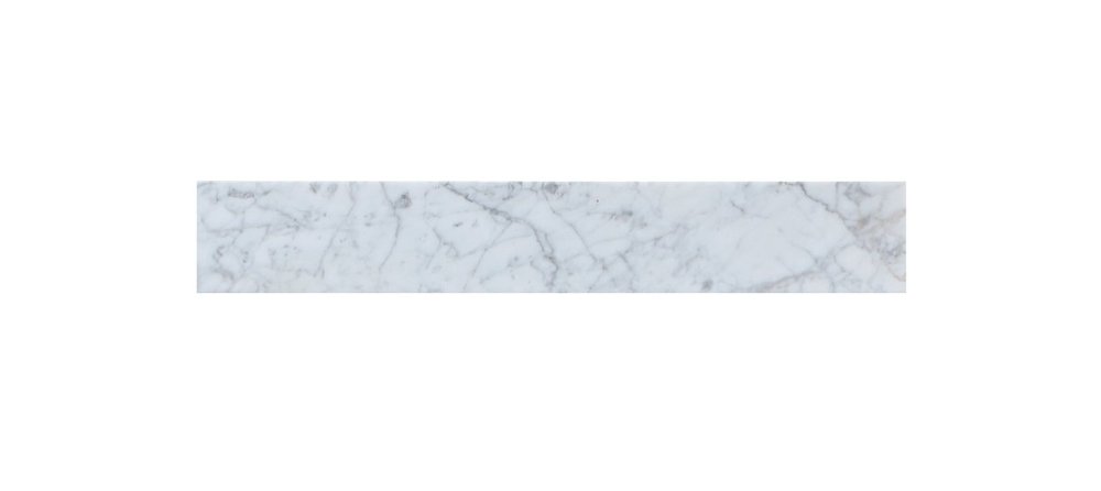 Back Splash 24&#34; Carrara White