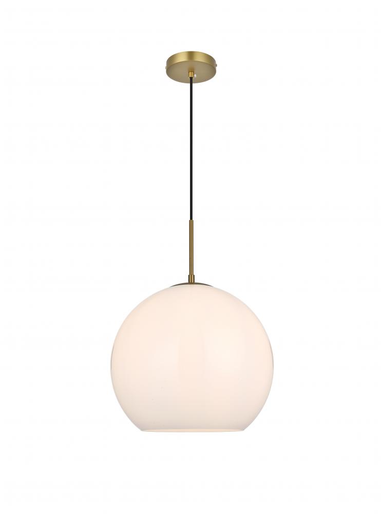 BAXTER Hang D13.8&#34;H13.4&#34;L1 Satin Gold W