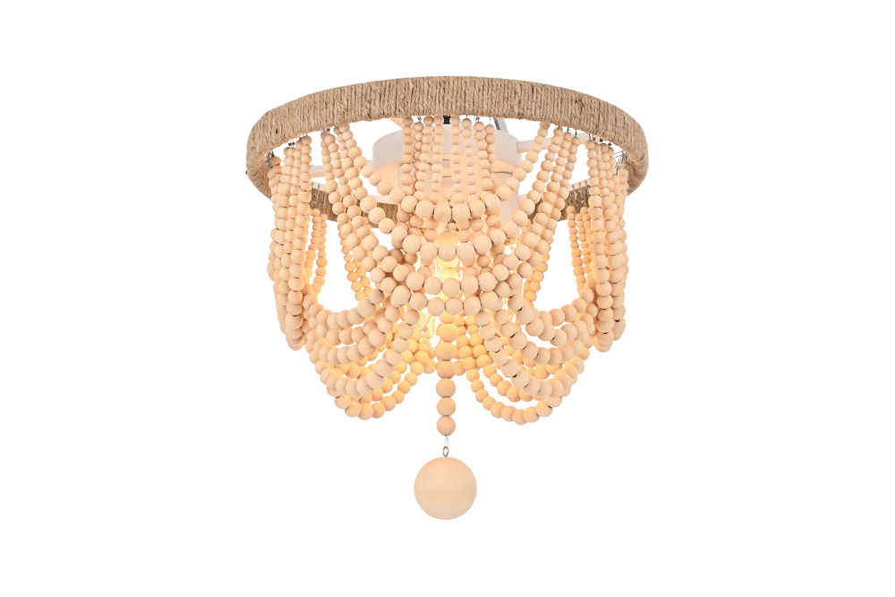 Flush Mount D12&#34; H14&#34; Beige