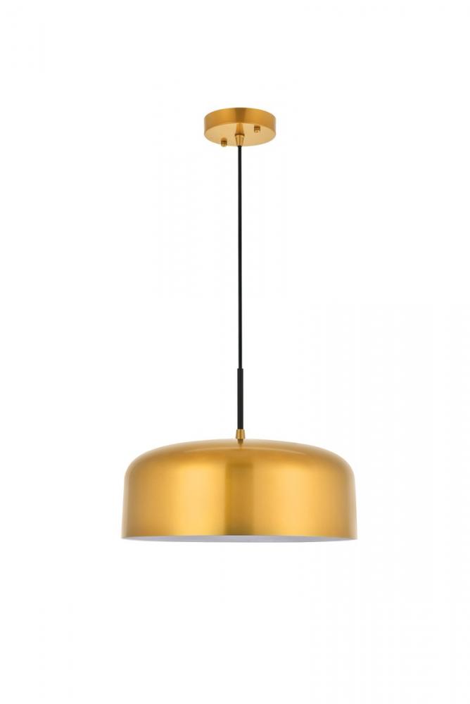 Exemplar Hanging W13.8&#34;*6.3 Satin Gold