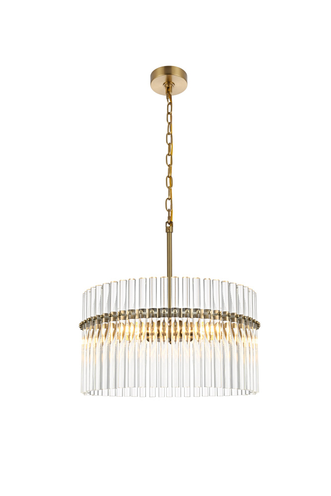 Pendant D20&#34; x H20&#34; L4 Satin Gold