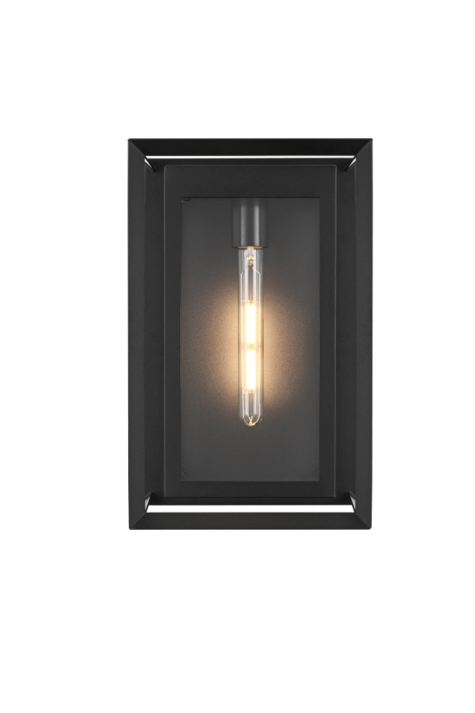 Wall sconce W10&#34; E7&#34; H16&#34; L1 Black (1Box)