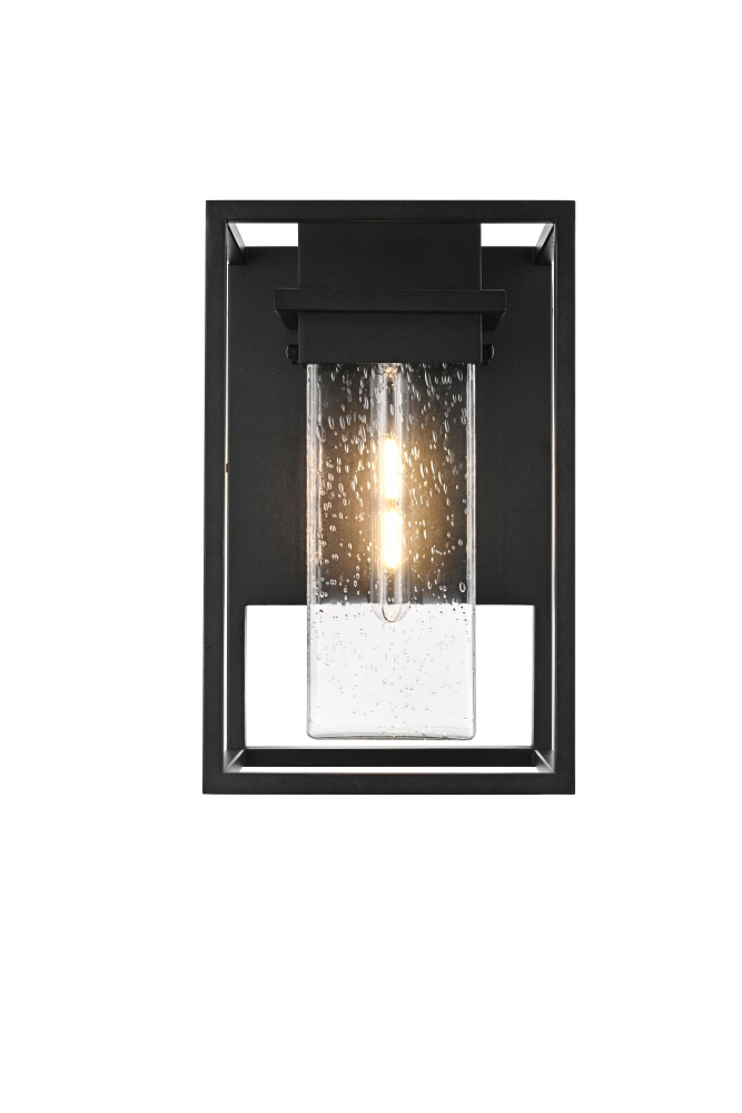 Wall sconce W10&#34; E10&#34; H16&#34; L1 Black (1Box)