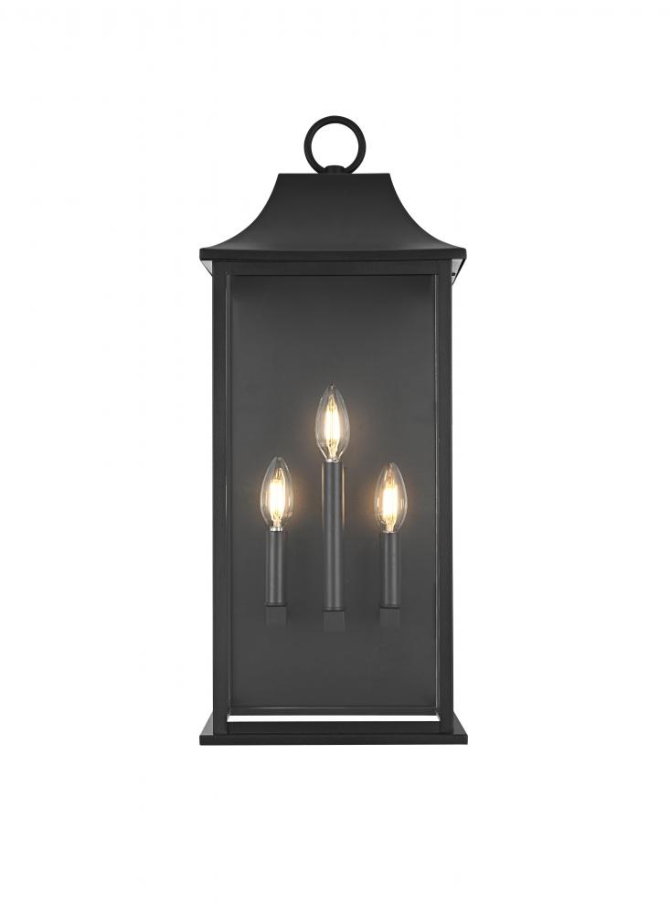 Wall Sconse W10&#34;D8&#34;H24.9&#34; Black