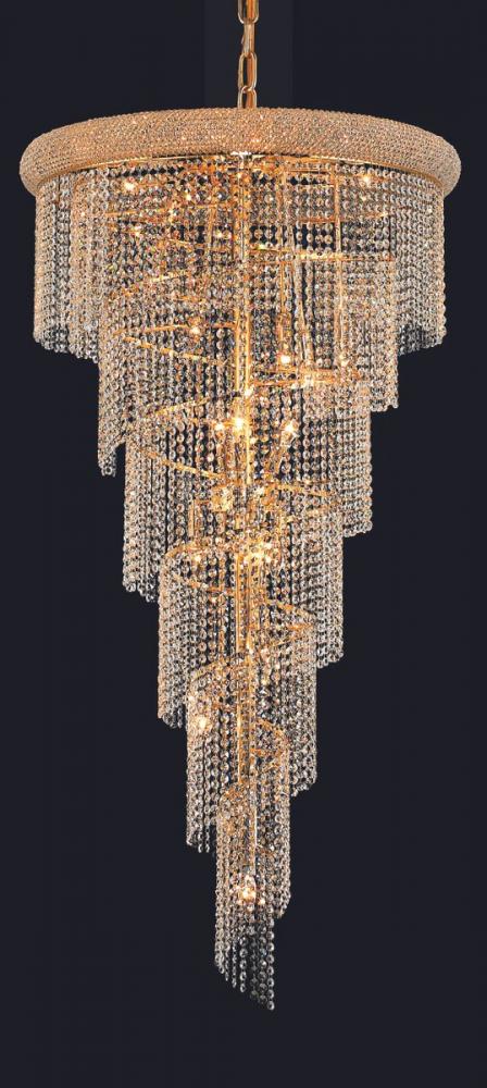 Spiral Hang No Neck D30&#34;H54&#34;L22 GD RC