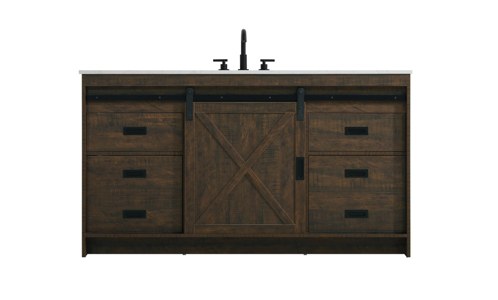Vanity Cabinet 1Dr 4Dw 60&#39;&#39;x34&#39;&#39;x22&#39;&#39; Expresso