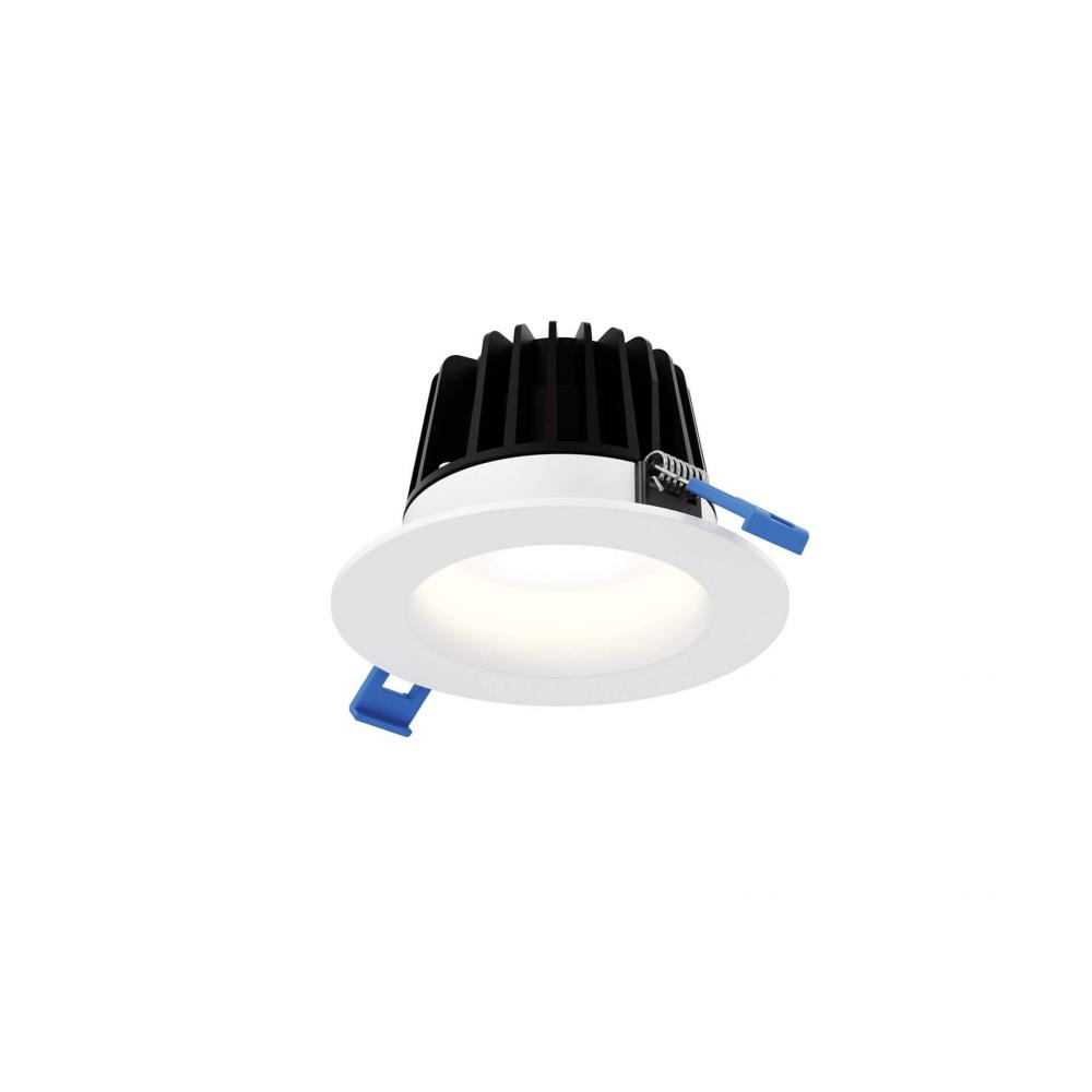 Round regressed recessed light